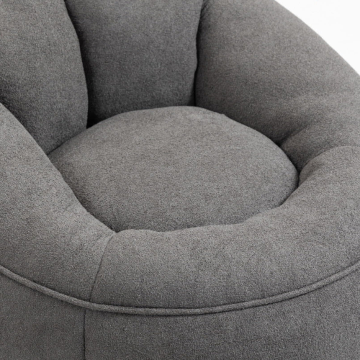 Microfiber Memory Foam Bean Bag Chair with Footstool S888352