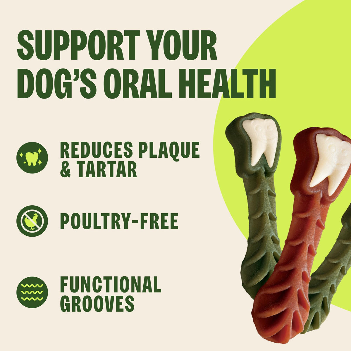 Natural Dog Dental Treat 12.7 oz 48 Count M8750