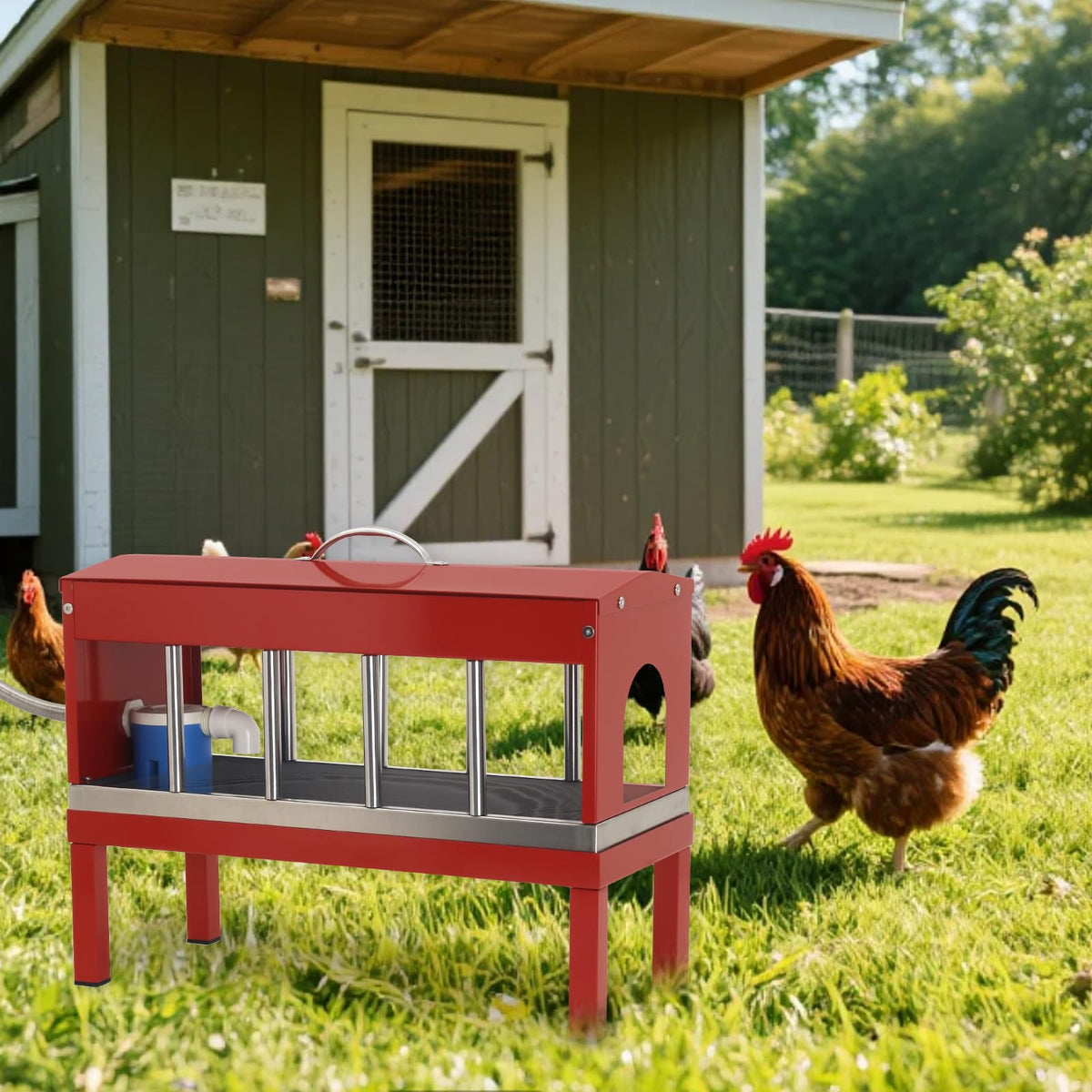 Stainless Steel Automatic Chicken Waterer M3523