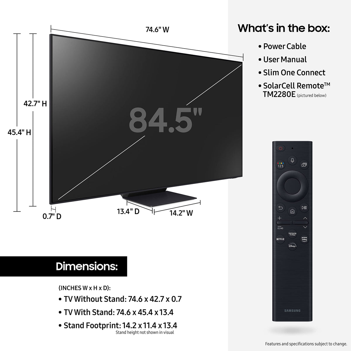 85-Inch Neo QLED 4K Smart TV F7609