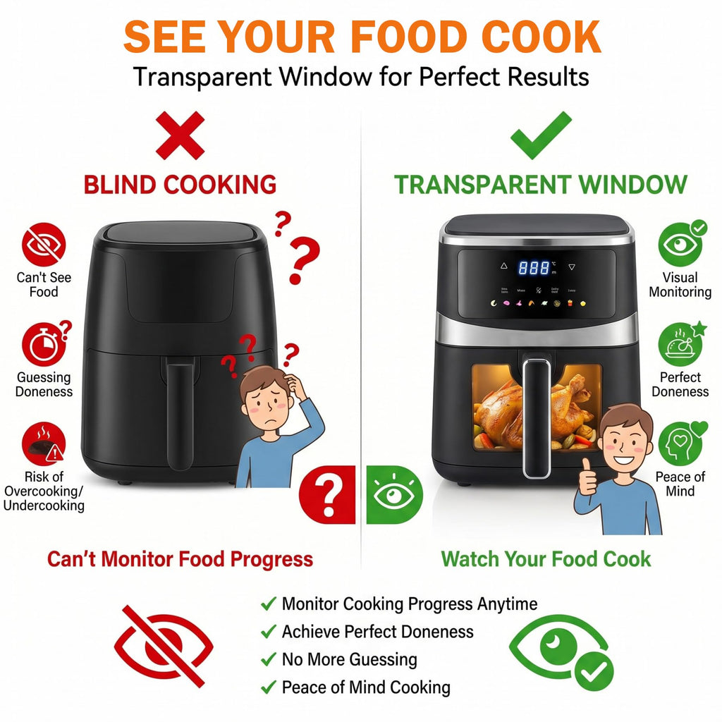 6QT Digital Air Fryer with Touchscreen J3179