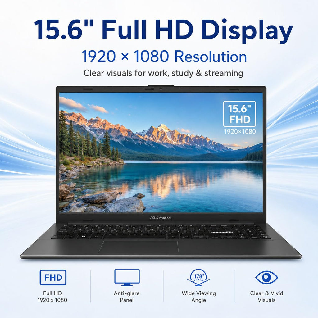 15.6" FHD Laptop AMD Ryzen 5 8GB RAM 512GB SSD O35000