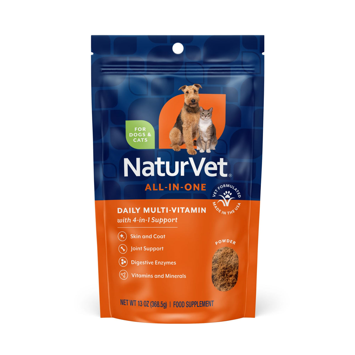 Cat & Dog Daily Multivitamin 13 Oz Powder O6526
