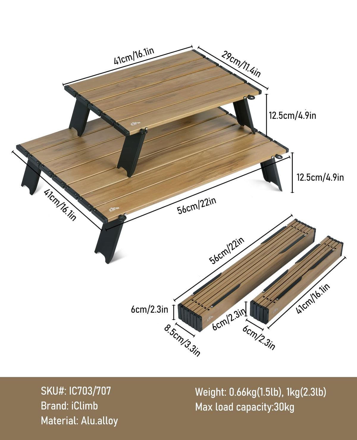 Ultralight Compact Mini Folding Table M3686