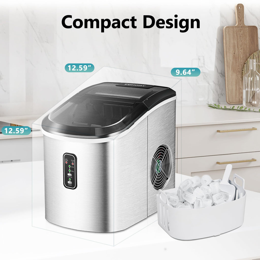Countertop Ice Maker with Ice Scoop and Basket G83544