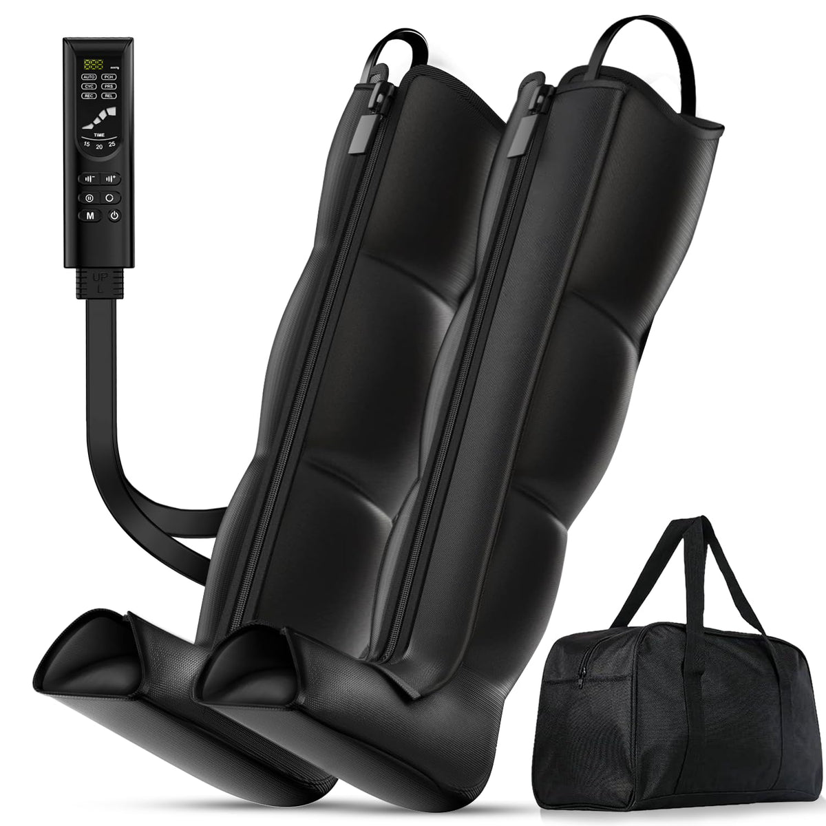 Black Medium Leg Compression Boots A364397