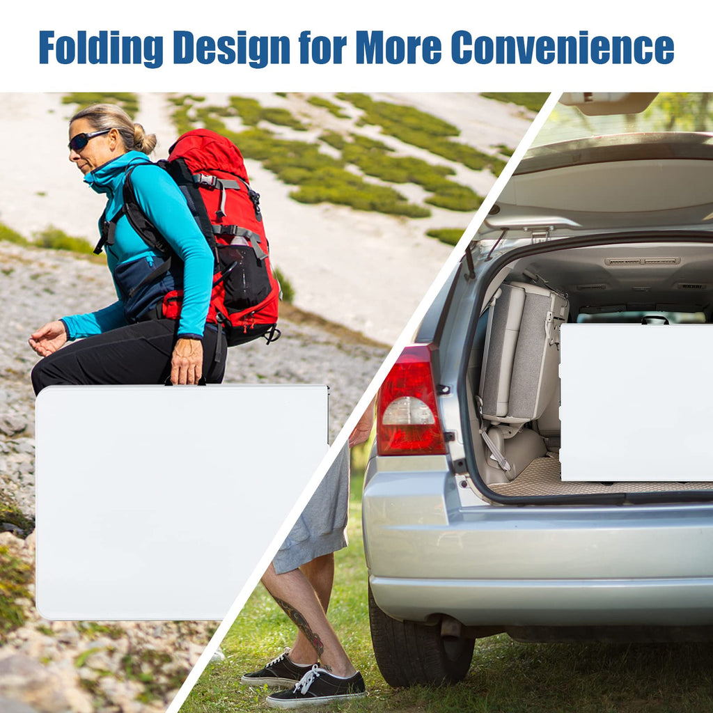 6FT Portable Folding Picnic Table with Handle Z19136