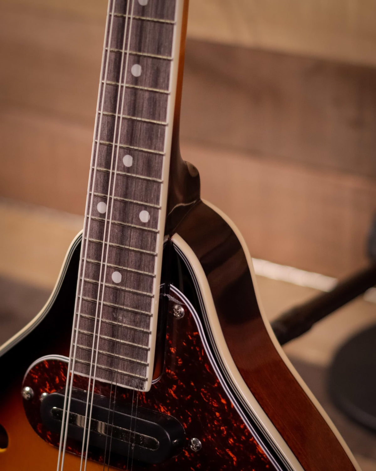 Brown Sunburst Acoustic-Electric Mandolin W4685