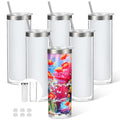 20 Oz Sublimation Snow Globe Tumbler Cup, 6 Pack C595589