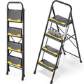4 Step Ladder Black T185