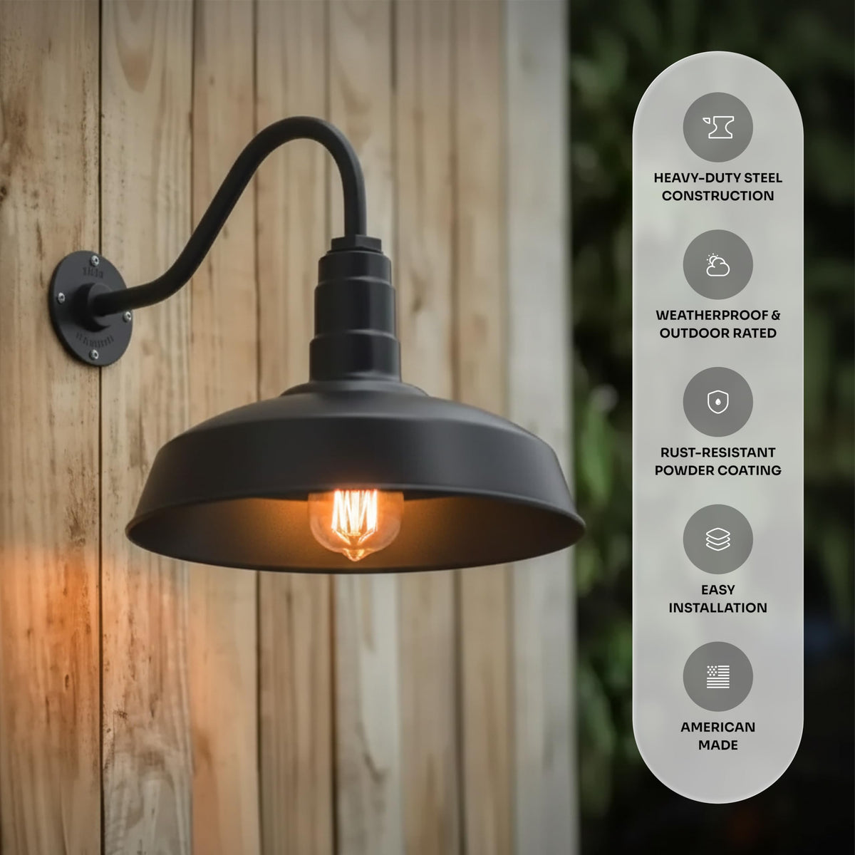 23" Gooseneck Barn Light Outdoor Y476140