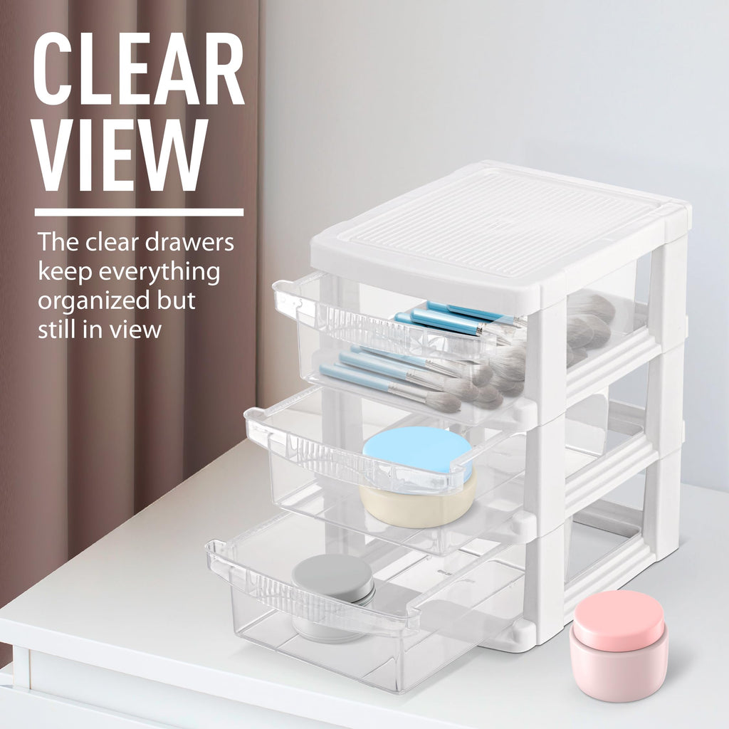 3 Drawer Plastic Storage Unit L84542