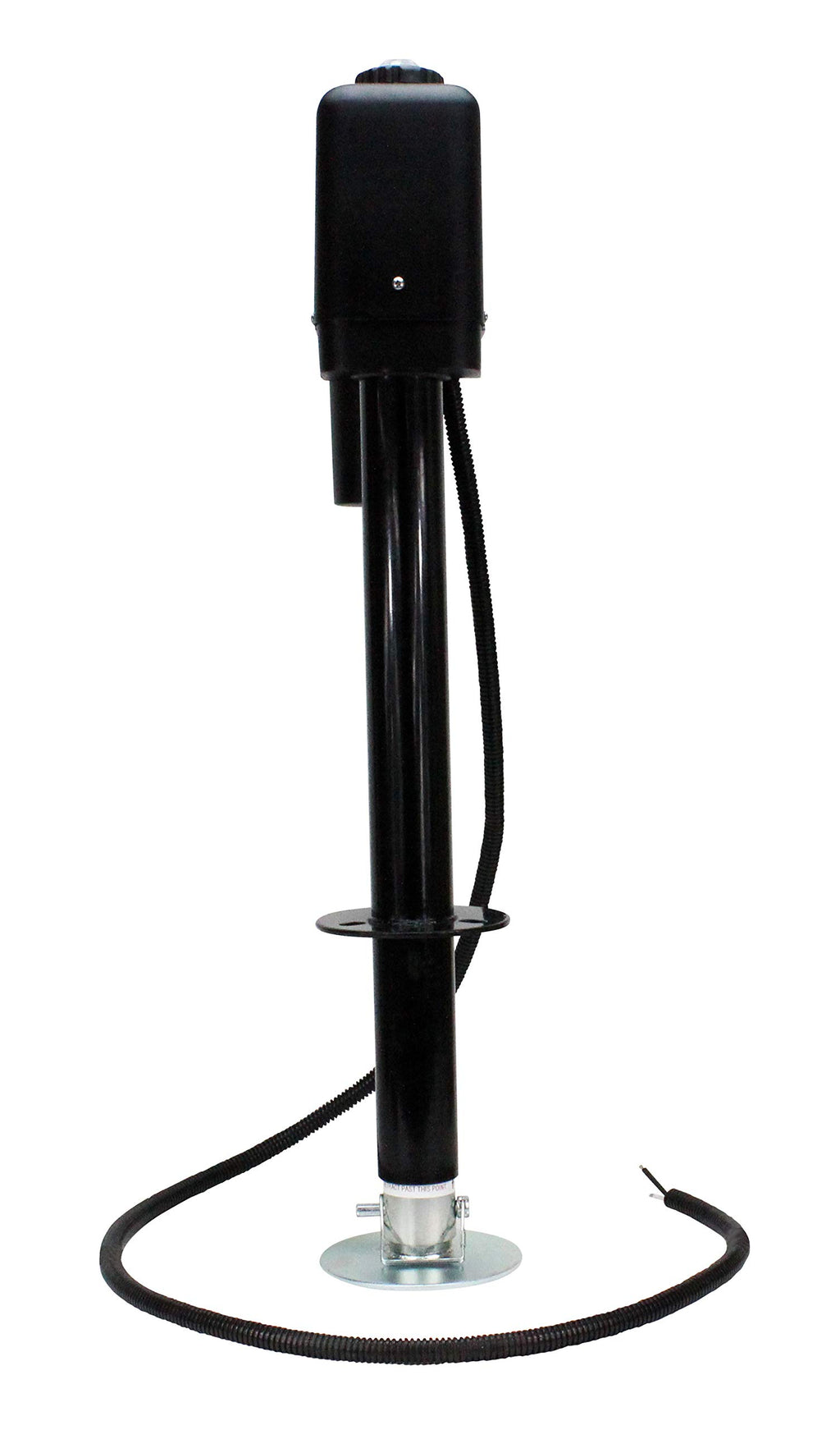 Electric A-Frame Tongue Jack with LED Work Light and Ground Wiring, 3,650 lbs. Capacity, Black T569523
