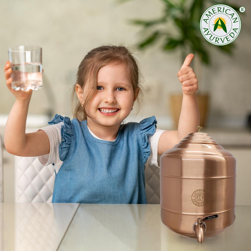 Pure Copper Water Dispenser 1.32 Gal Y21091