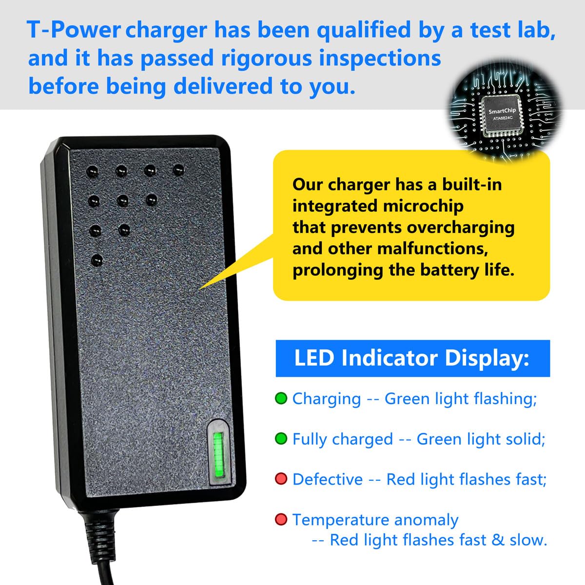 42V Lithium Battery Charger T2820