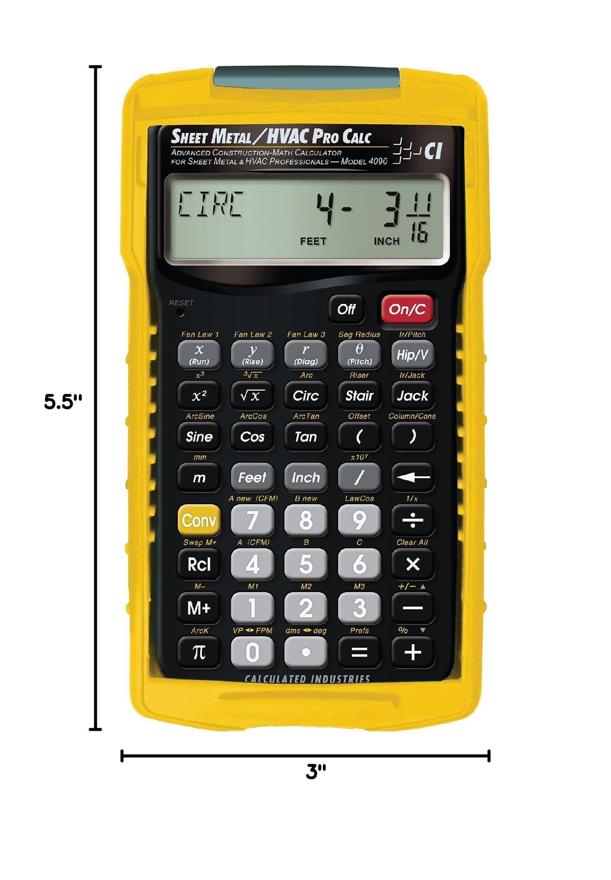 Sheet Metal HVAC Calculator B17523