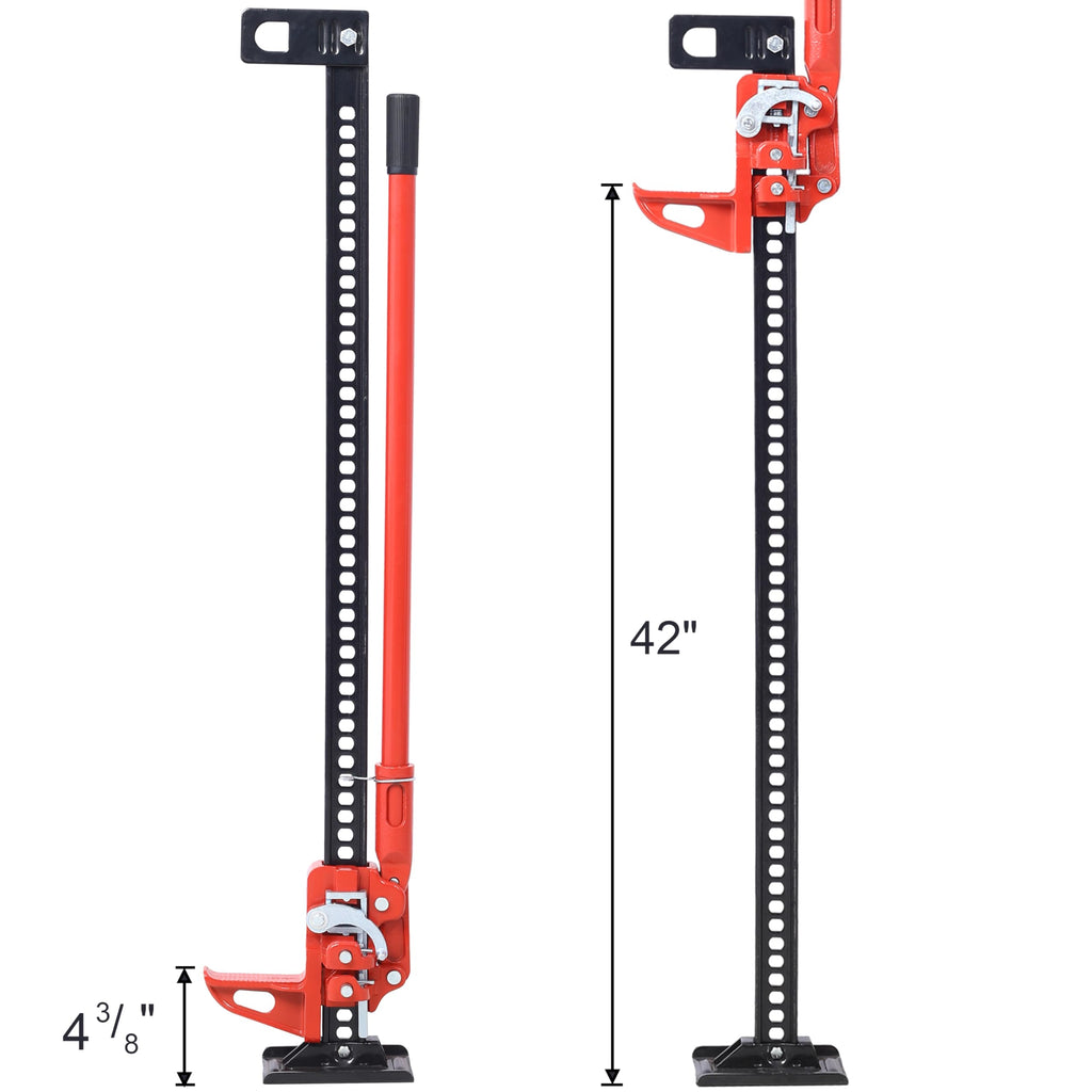 48" 7000 lbs Capacity Ratcheting Utility Farm Jack Q47667