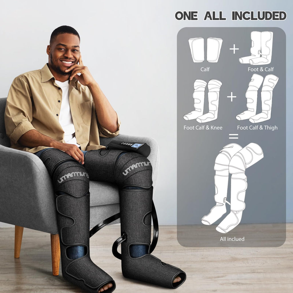 Air Compression Leg Massager with Heat L1995