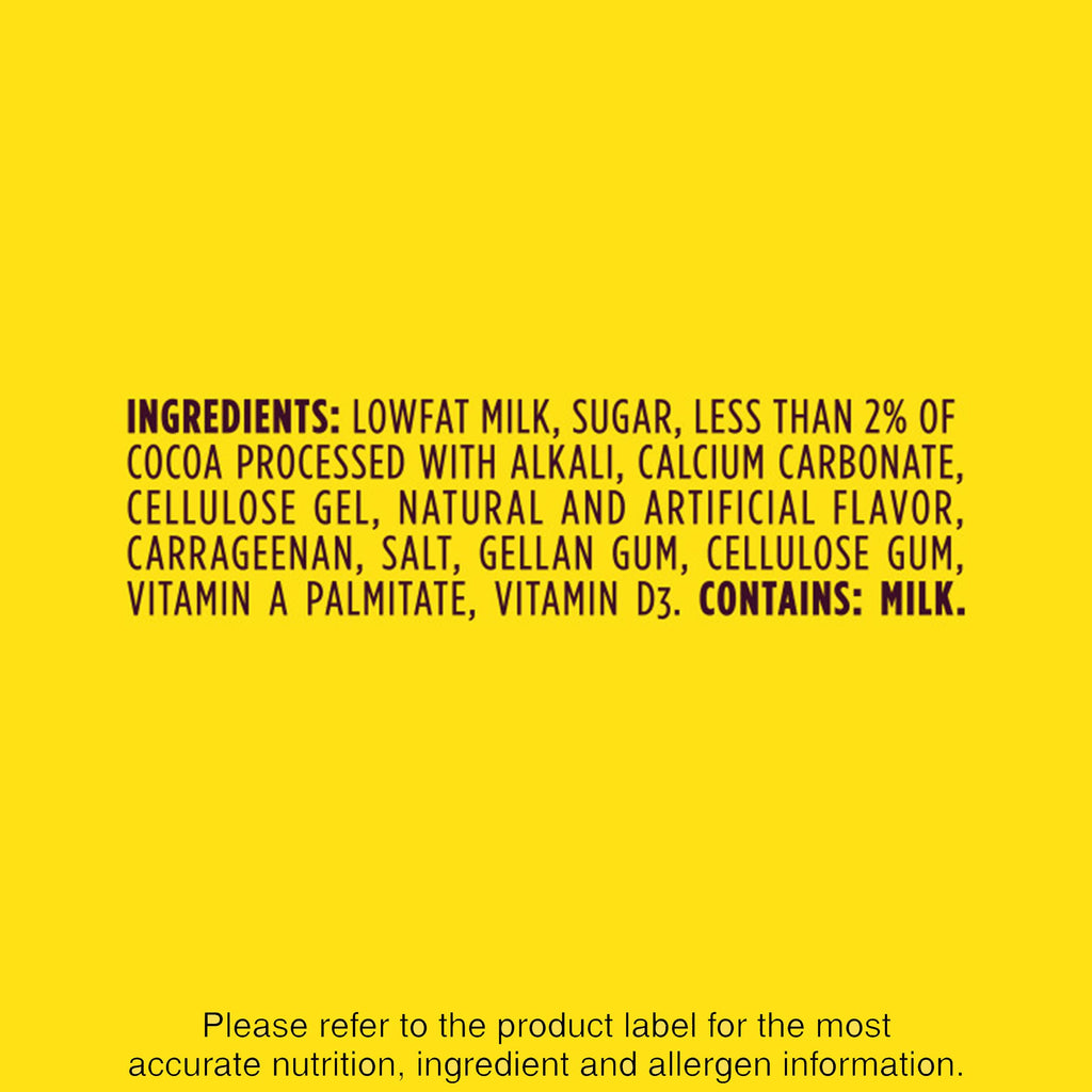 Lowfat Chocolate Milk 8 Fl Oz 12 Pack E212