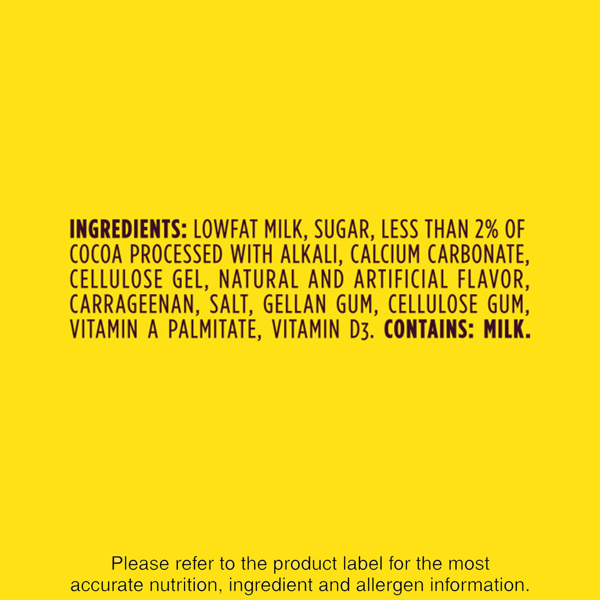 Lowfat Chocolate Milk 8 Fl Oz 12 Pack E212