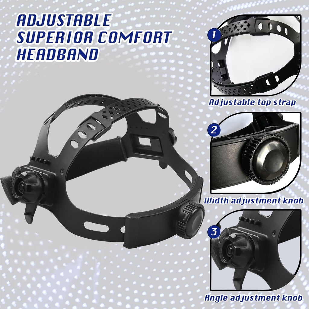 Auto Darkening Welding Helmet with LED Light J75322