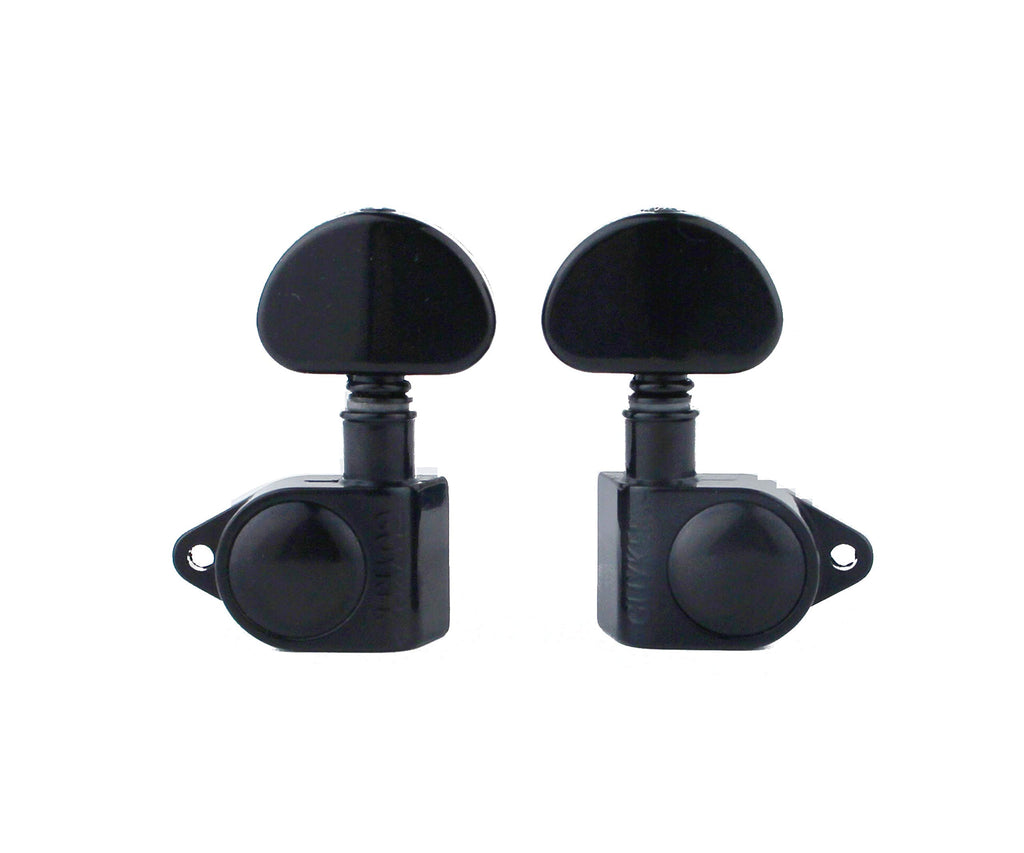 Guitar Machine Heads 3L + 3R Black C70607