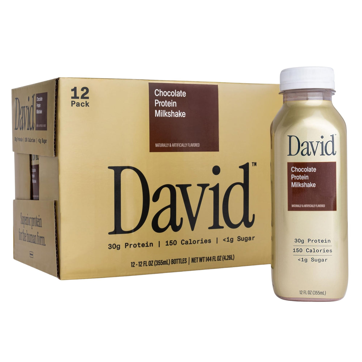 Chocolate Protein Shake, 30g Protein, 12 fl oz, 12 Ct V661887
