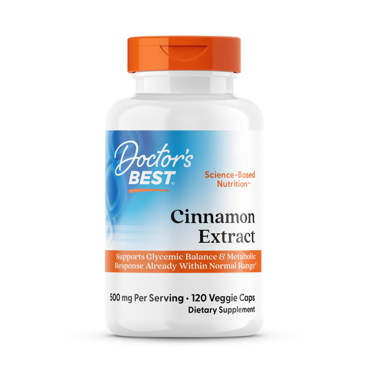 Cinnamon Bark Extract Capsules, 120 Veg Caps K372955