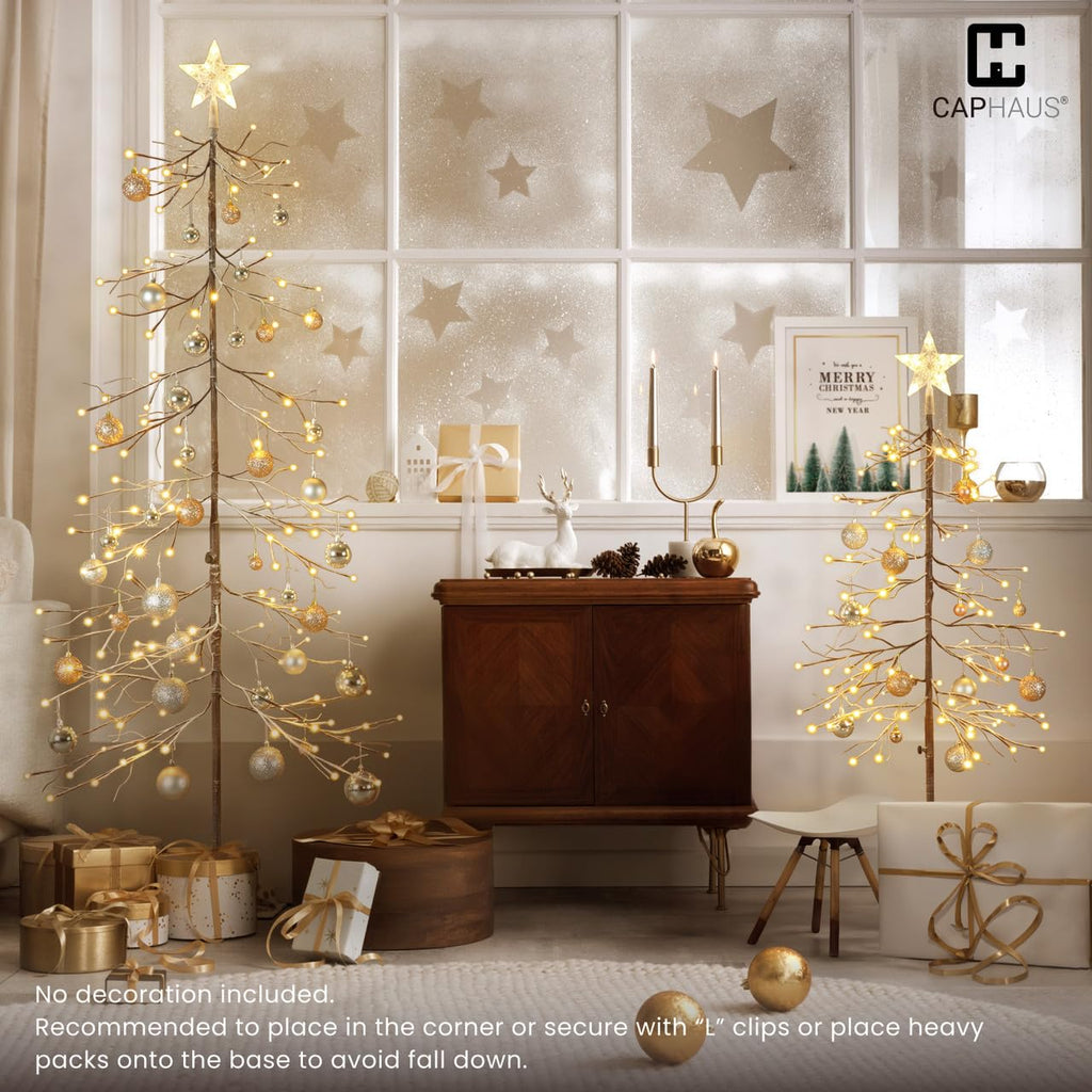 8 Ft Pre-Lit Twinkling Christmas Tree with Lights R827386