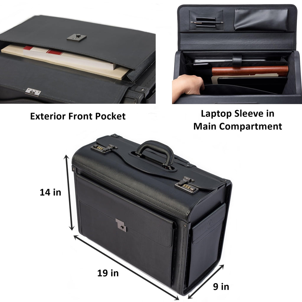 Wheeled Briefcase Rolling Case Z4298