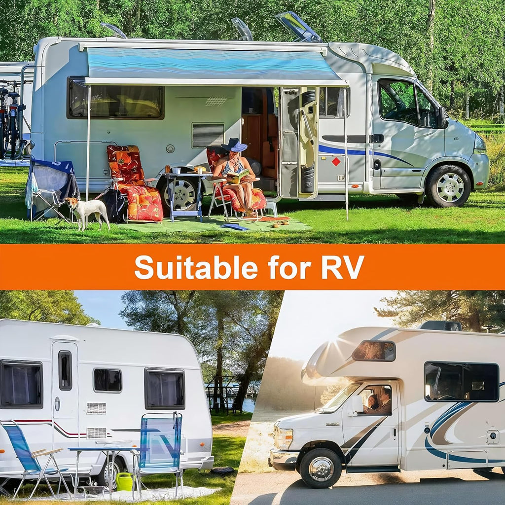 Heavy Duty Waterproof UV Resistant RV Roof Cover Q90673