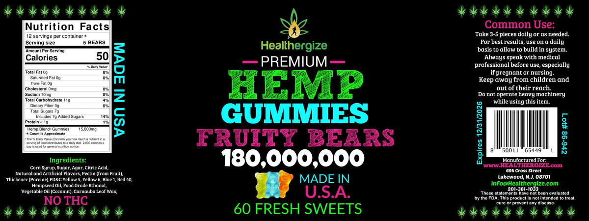 Hemp Gummies 2 Pack L704033