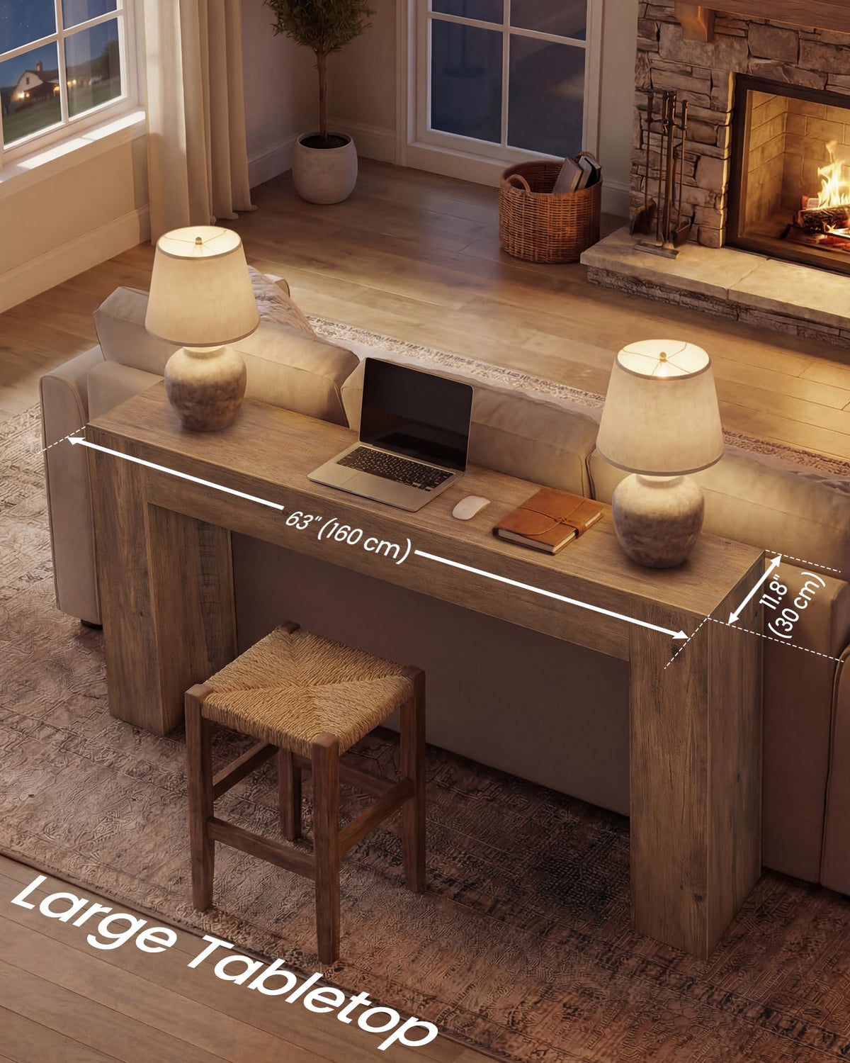 63 Inches Console Table E2317