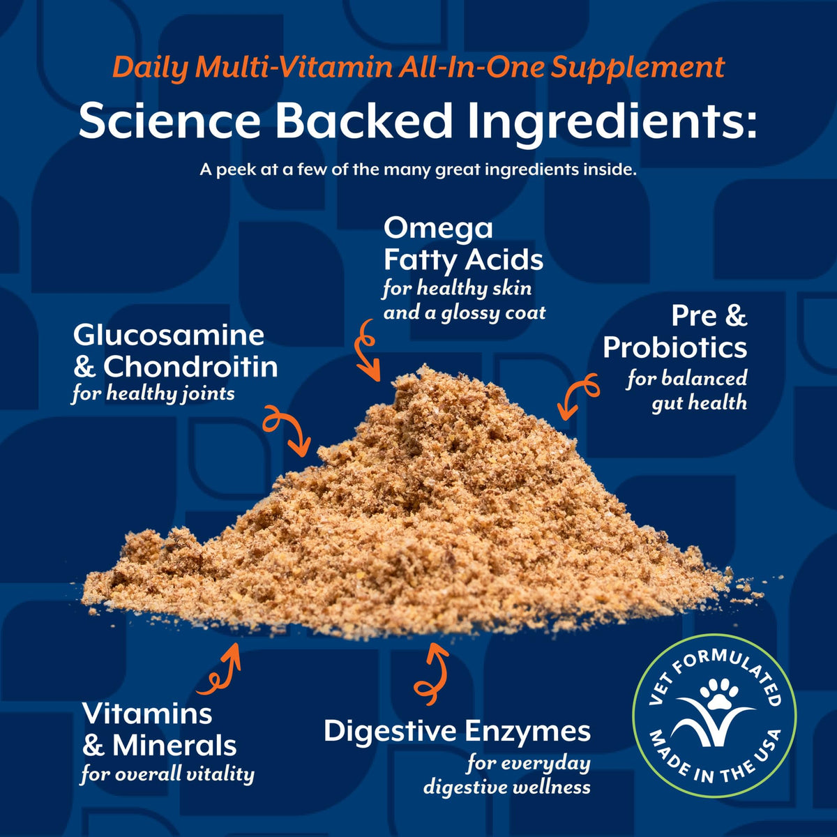 Cat & Dog Daily Multivitamin 13 Oz Powder O6526