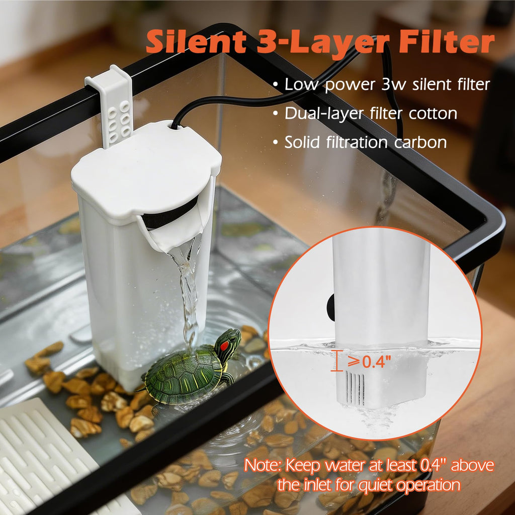 4.6 Gal Baby Turtle Tank Starter Kit R53845