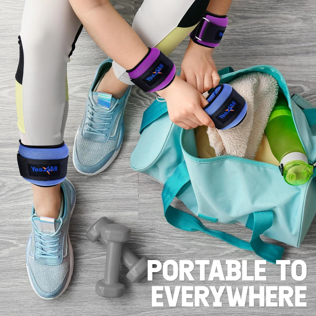 Adjustable Strap Wrist & Ankle Weights Pair S28597