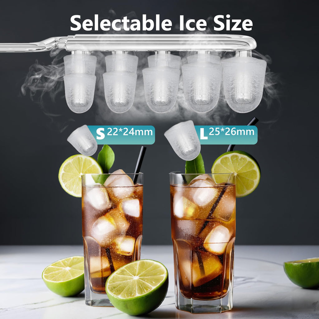 Countertop Ice Maker with Ice Scoop and Basket G83544