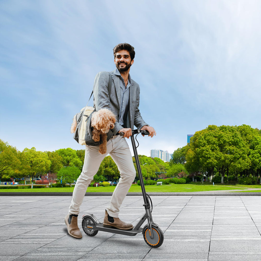 Foldable Pink Electric Scooter with Seat J696402