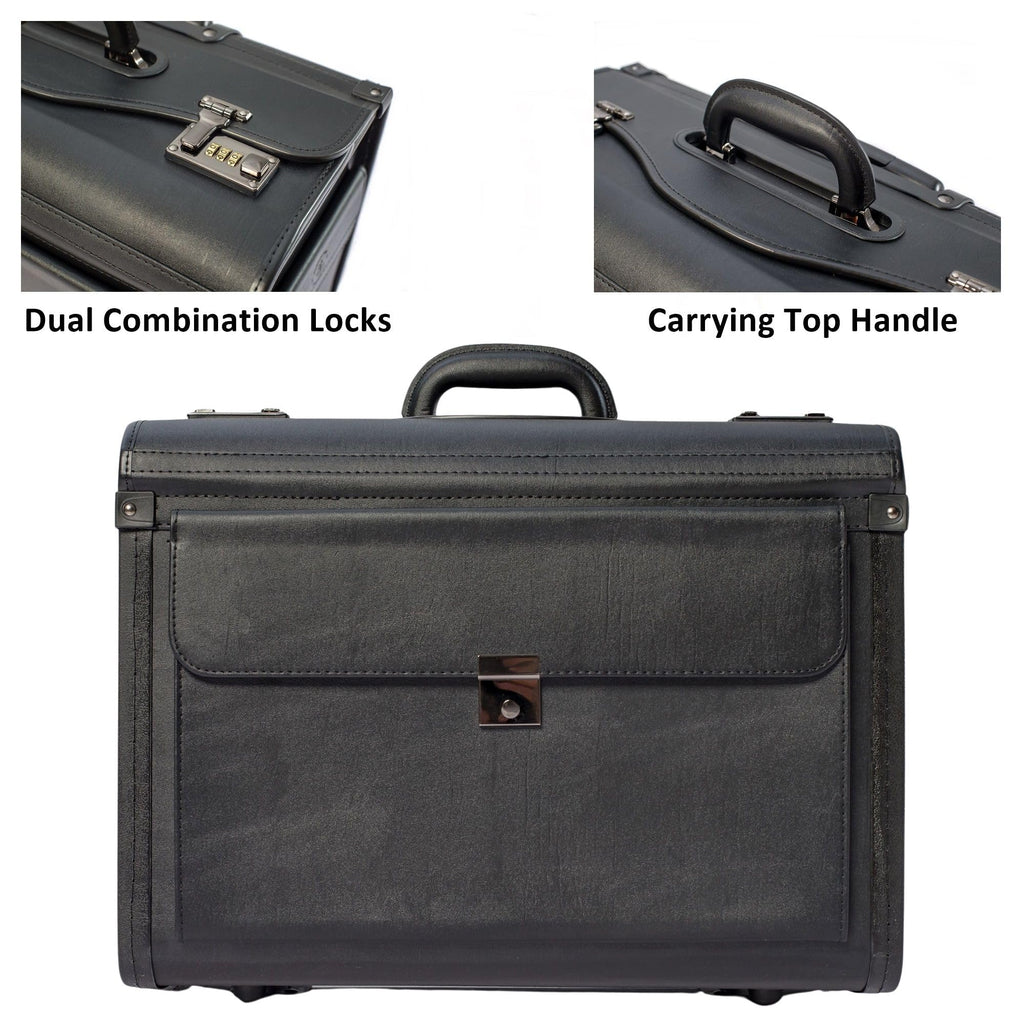 Wheeled Briefcase Rolling Case Z4298