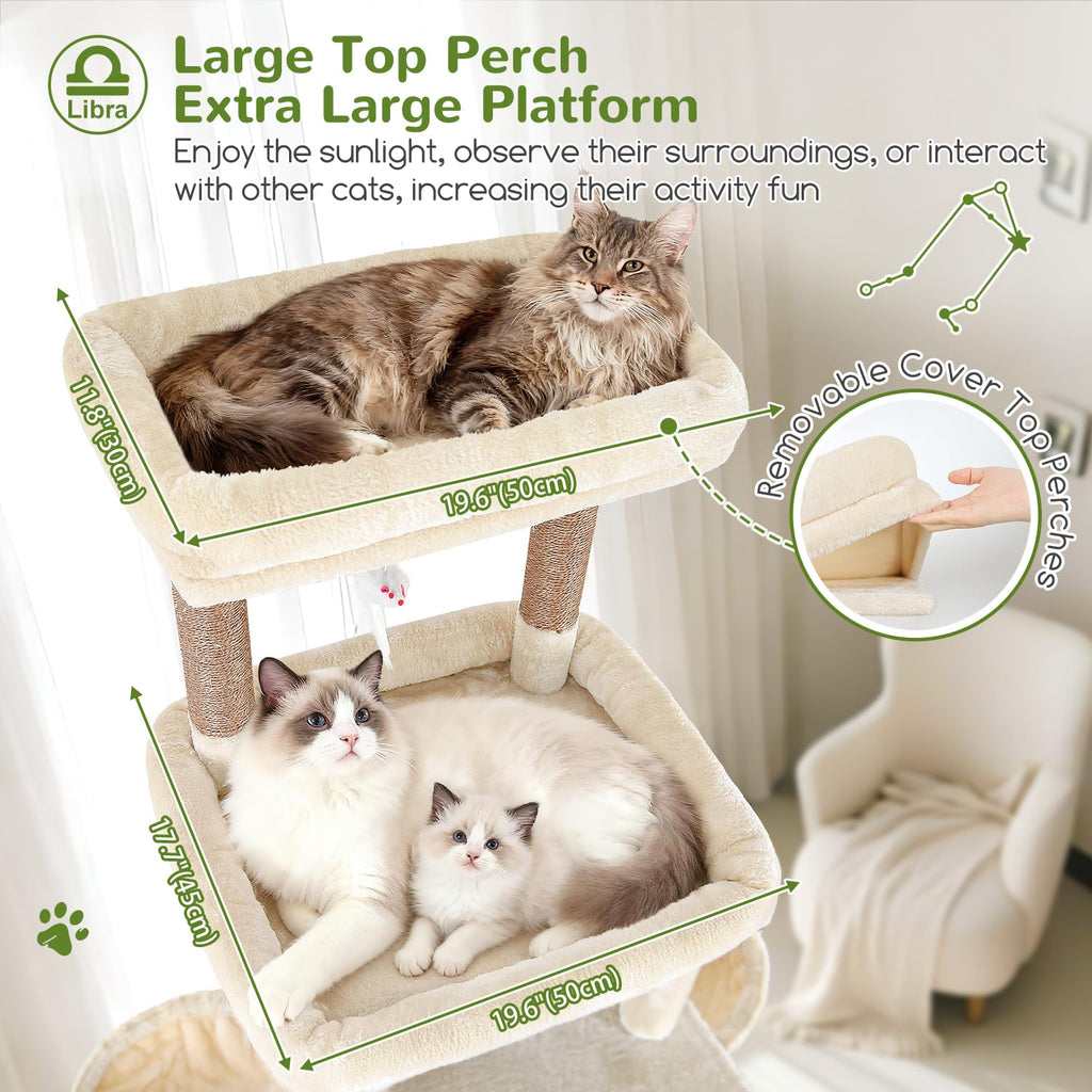 Beige Heavy Duty Cat Tree T463565