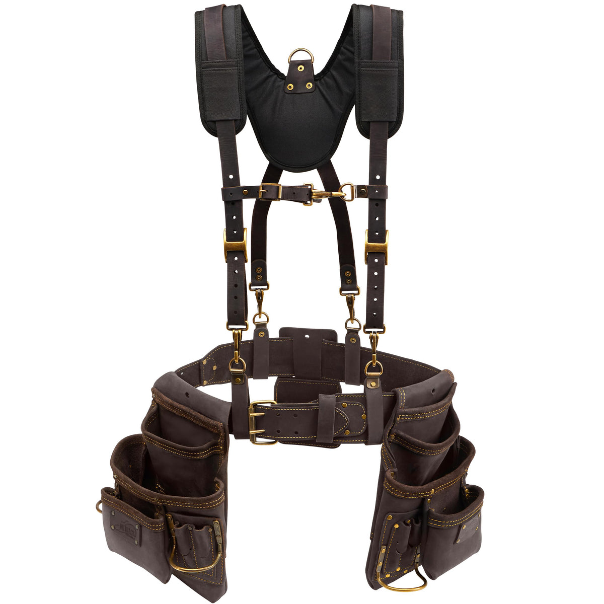 Leather Tool Belt with Suspenders G402949