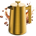 Stainless Steel Double Wall Insulated French Press 34 Oz K69920