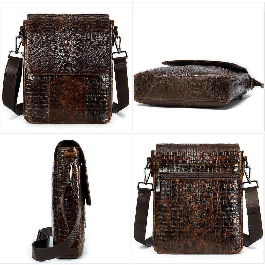 Leather Messenger Bag Shoulder Crossbody Bag B187972