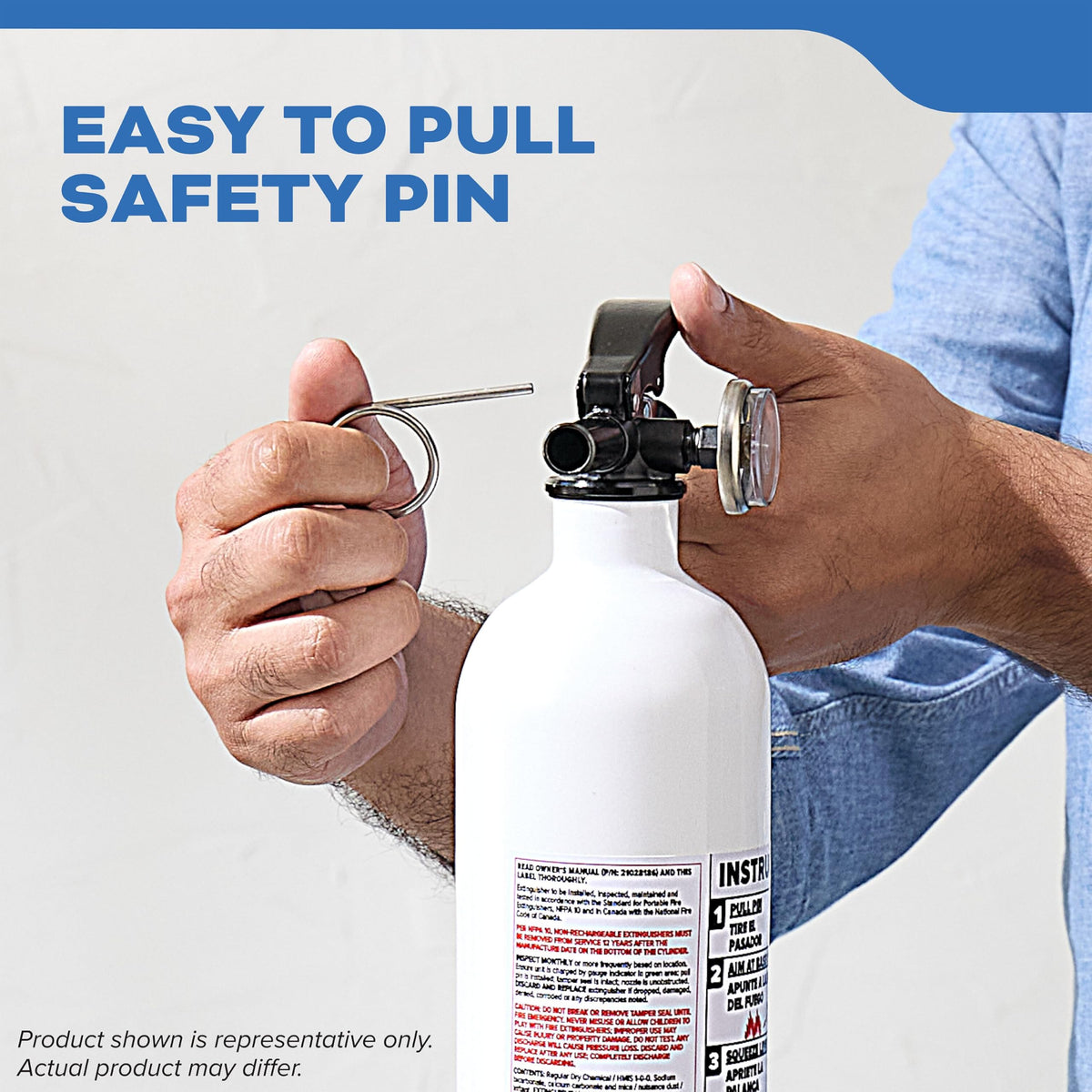 Fire Extinguisher 1-A:10-B:C 1 Pack F189