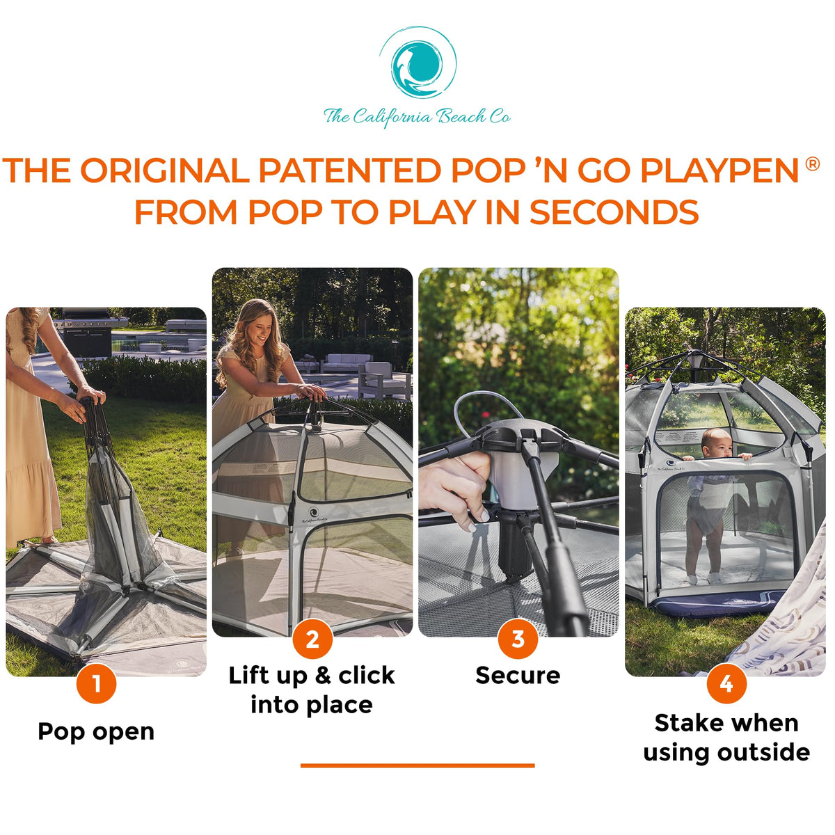 Portable Baby Playpen with Canopy A59933