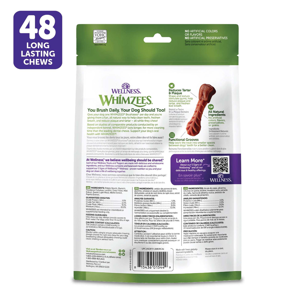 Natural Dog Dental Treat 12.7 oz 48 Count M8750