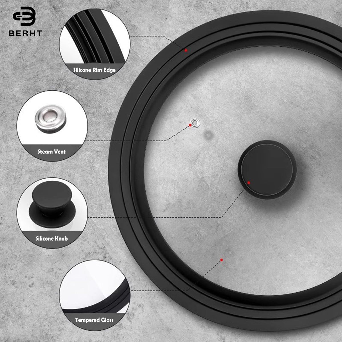 Tempered Glass Cookware Lid G611898