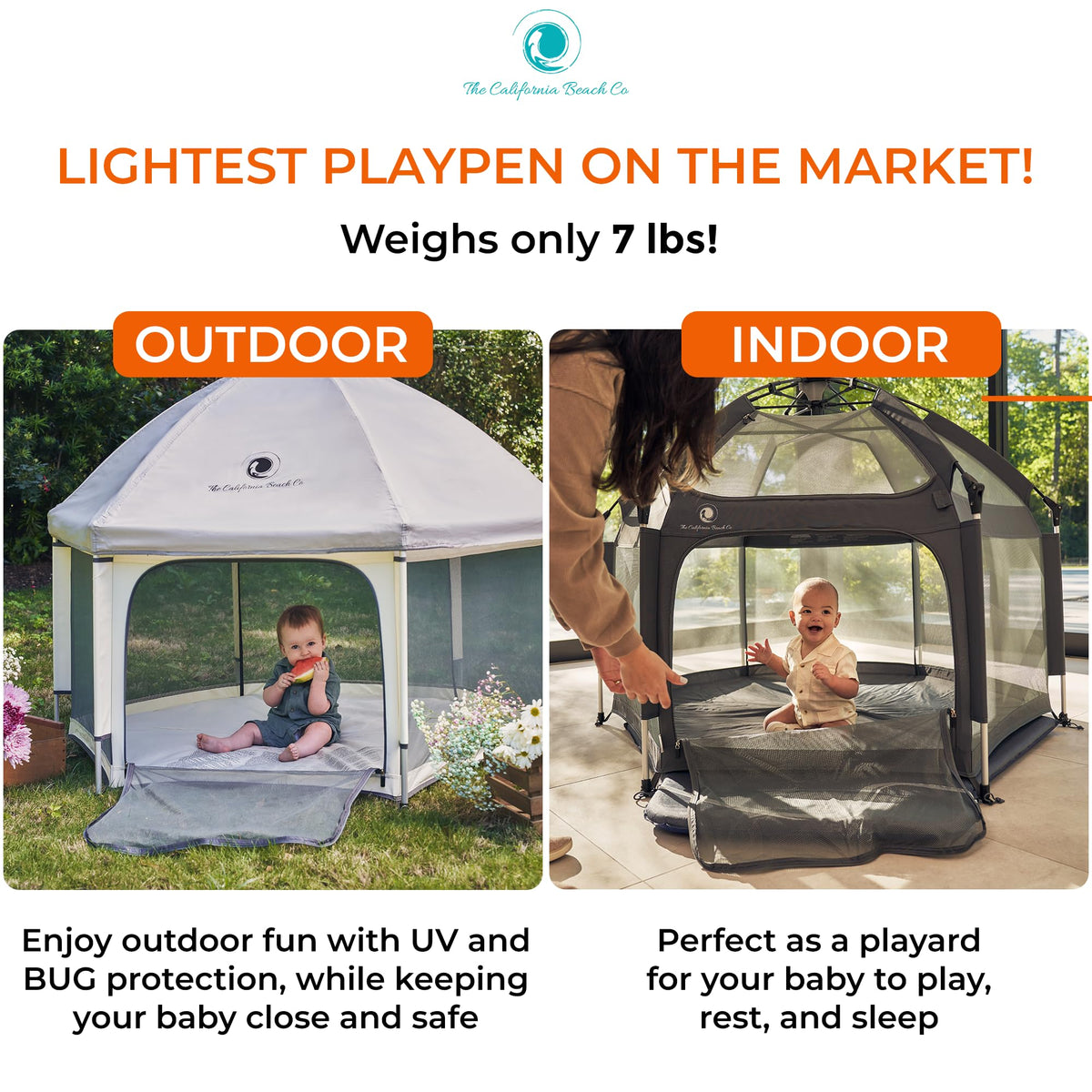 Portable Baby Playpen with Canopy A59933