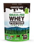 Chocolate Grass Fed Whey Protein Isolate Powder, 5 lb M413868