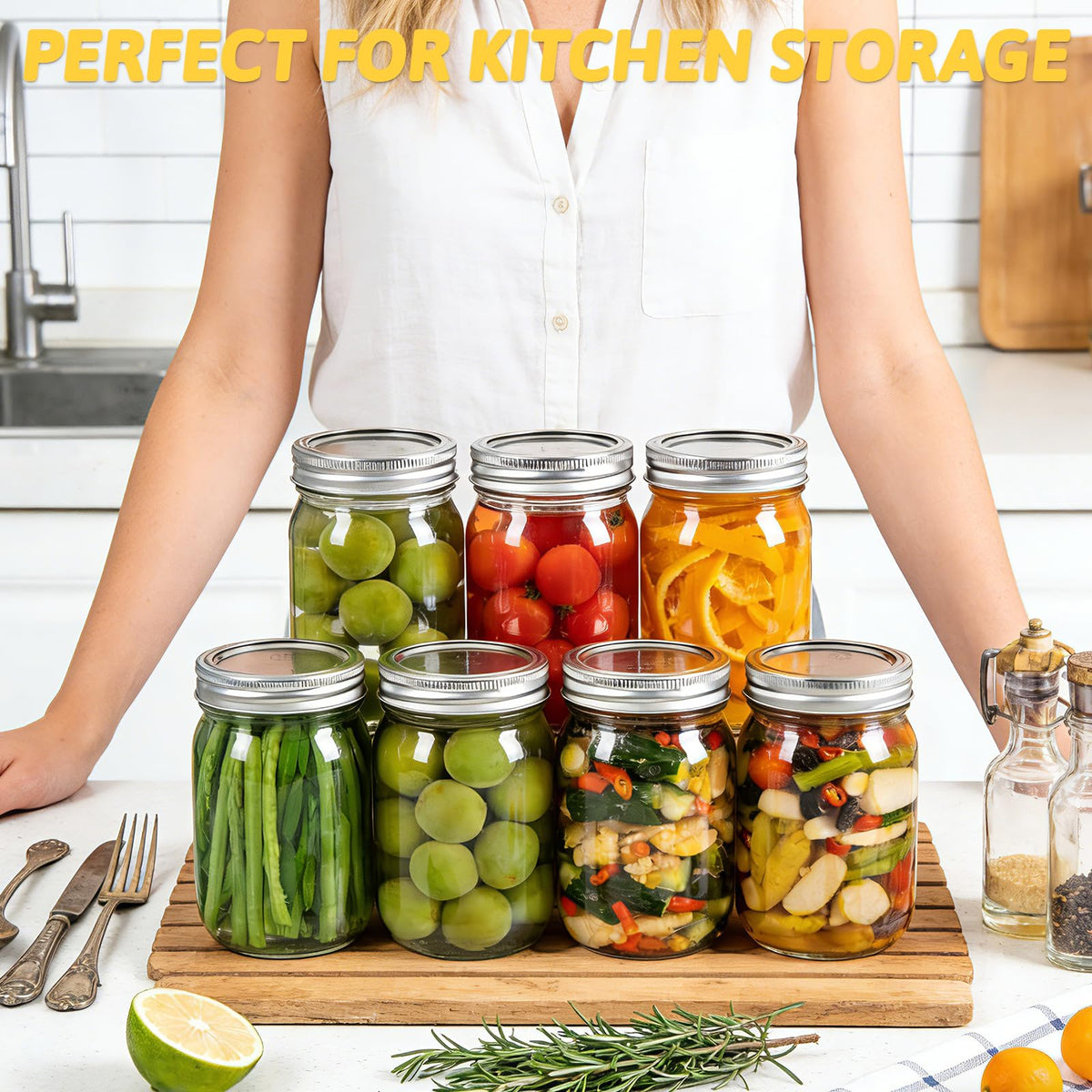 12 oz Regular Mouth Mason Jars 20 Pack J201669